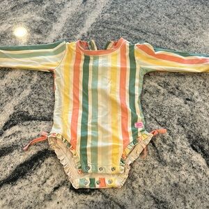 12-18m Rufflebutts. Stripes.